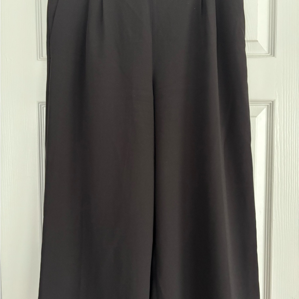 J. Crew Black Wide Leg Pants
